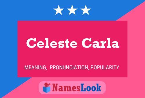 ملصق اسم Celeste Carla