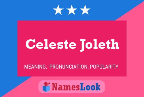 ملصق اسم Celeste Joleth