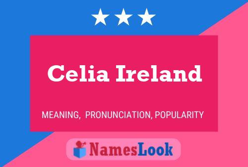 ملصق اسم Celia Ireland