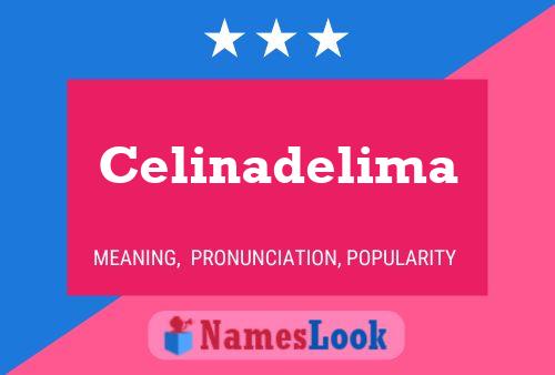 ملصق اسم Celinadelima