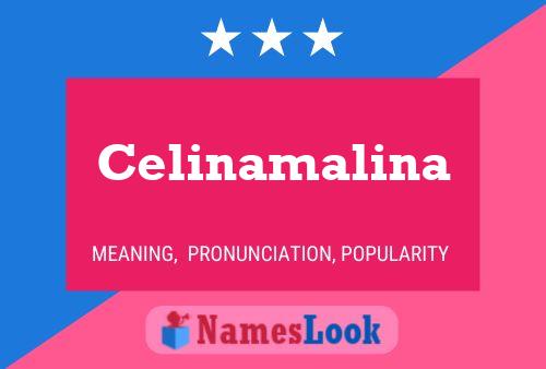 ملصق اسم Celinamalina