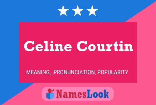 ملصق اسم Celine Courtin