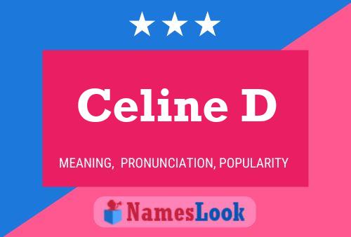 ملصق اسم Celine D