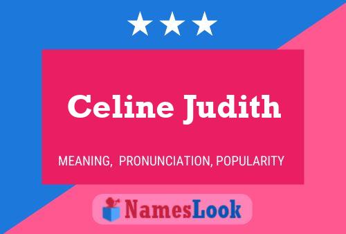 ملصق اسم Celine Judith