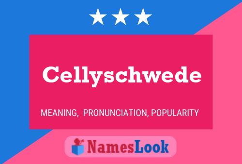 ملصق اسم Cellyschwede