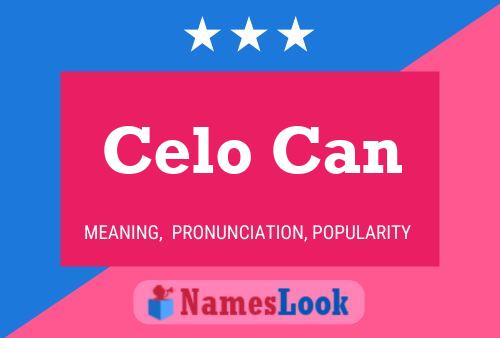 ملصق اسم Celo Can