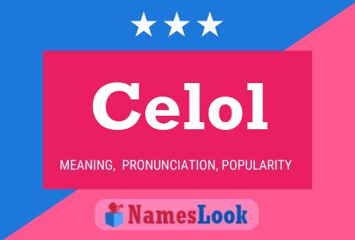 ملصق اسم Celol