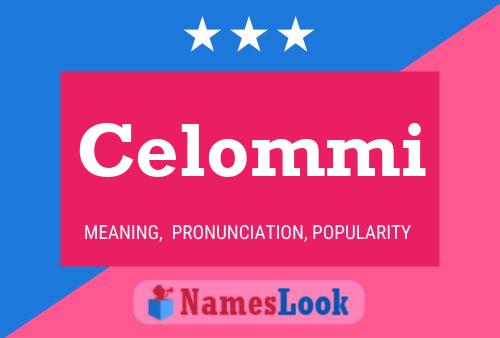 ملصق اسم Celommi