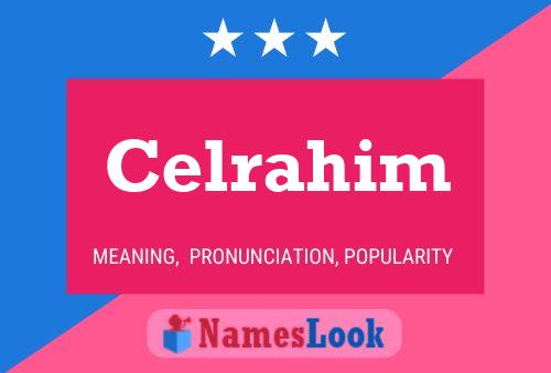 ملصق اسم Celrahim