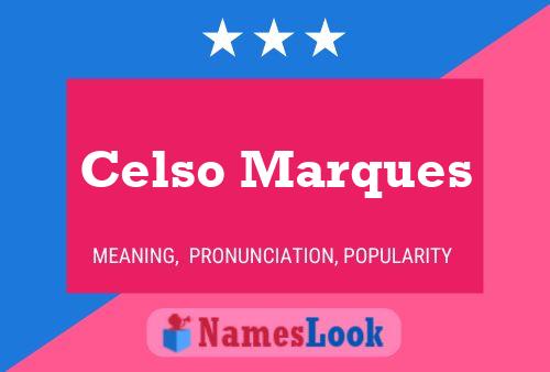 ملصق اسم Celso Marques