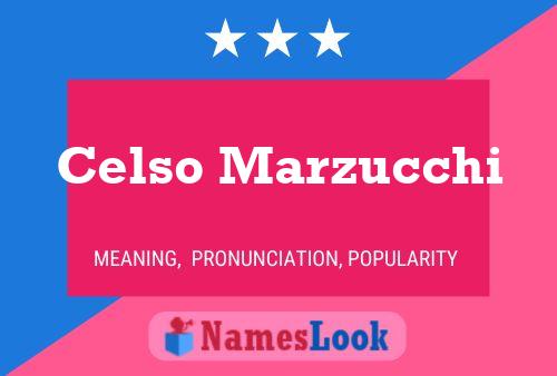 ملصق اسم Celso Marzucchi