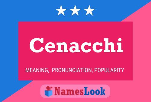 ملصق اسم Cenacchi