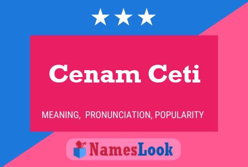 ملصق اسم Cenam Ceti