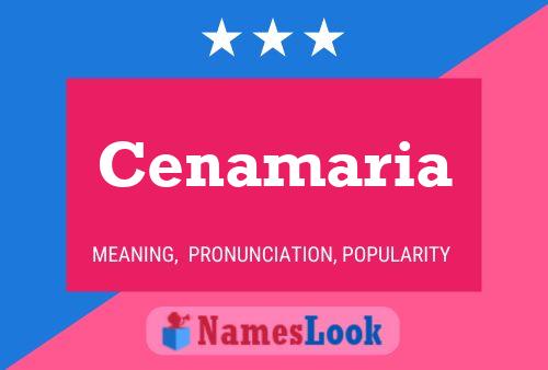 ملصق اسم Cenamaria