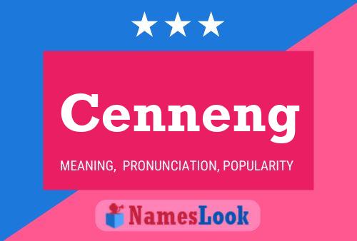 ملصق اسم Cenneng