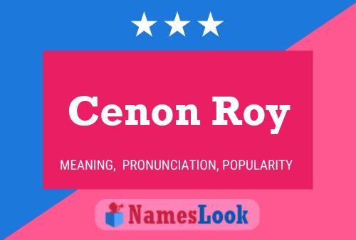 ملصق اسم Cenon Roy