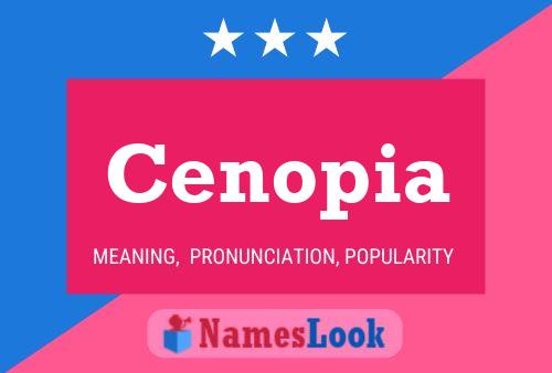 ملصق اسم Cenopia