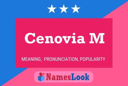 ملصق اسم Cenovia M