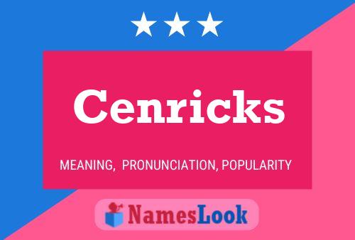 ملصق اسم Cenricks