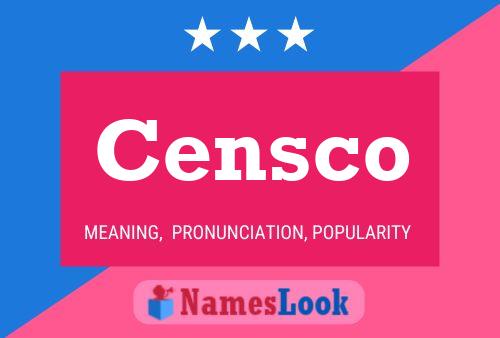 ملصق اسم Censco