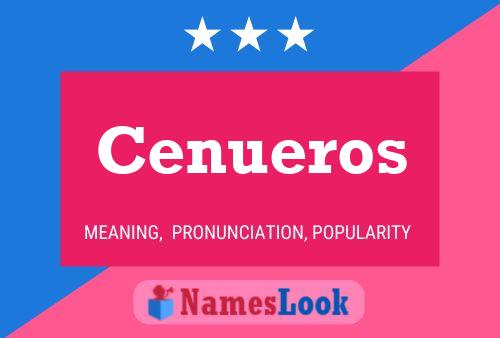 ملصق اسم Cenueros