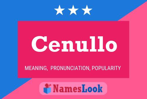 ملصق اسم Cenullo