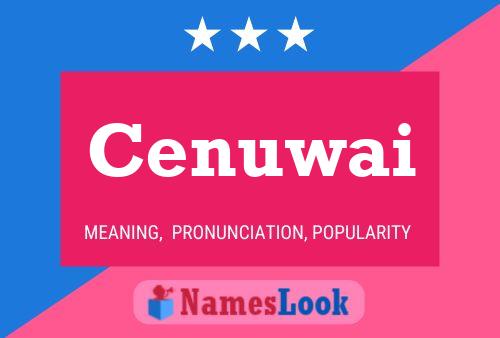 ملصق اسم Cenuwai