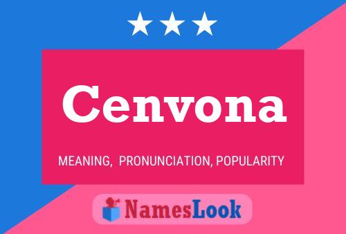 ملصق اسم Cenvona