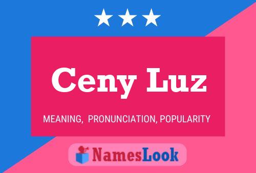 ملصق اسم Ceny Luz