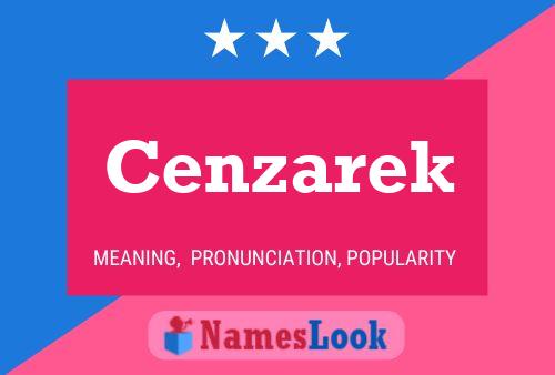 ملصق اسم Cenzarek