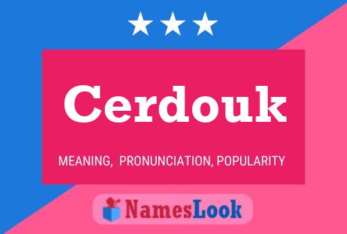 ملصق اسم Cerdouk