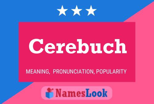 ملصق اسم Cerebuch