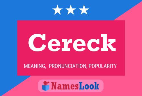 ملصق اسم Cereck