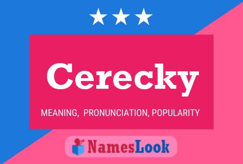 ملصق اسم Cerecky