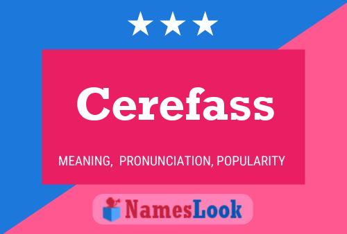 ملصق اسم Cerefass