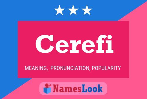 ملصق اسم Cerefi