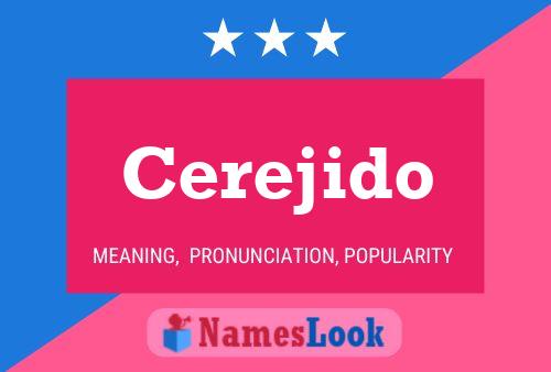 ملصق اسم Cerejido