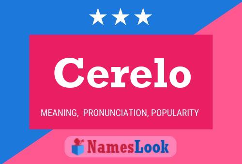 ملصق اسم Cerelo