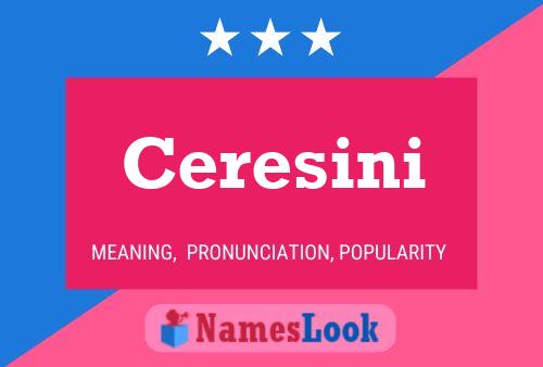 ملصق اسم Ceresini