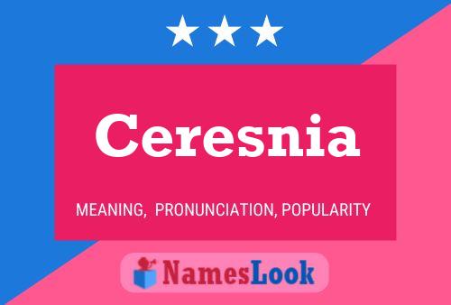 ملصق اسم Ceresnia