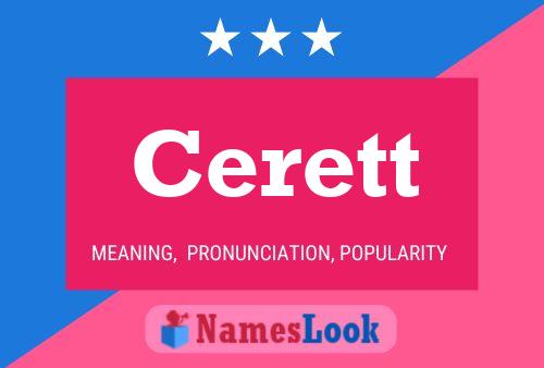 ملصق اسم Cerett