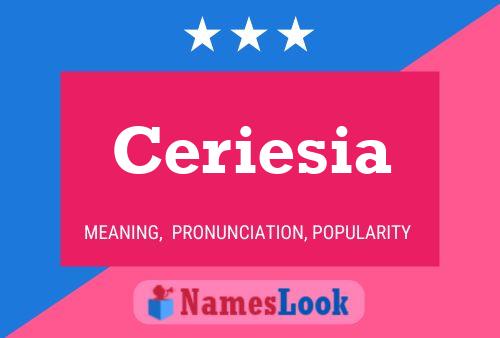 ملصق اسم Ceriesia