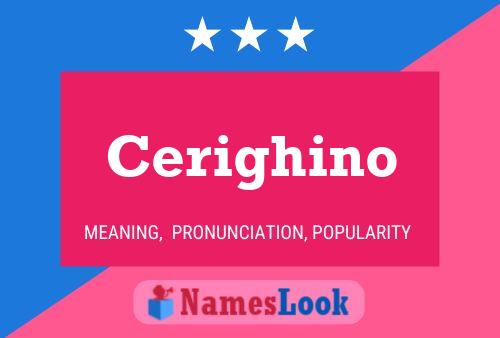 ملصق اسم Cerighino