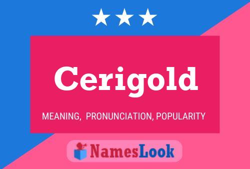 ملصق اسم Cerigold