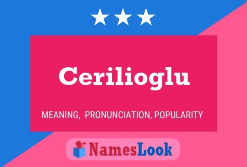 ملصق اسم Cerilioglu