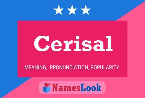 ملصق اسم Cerisal