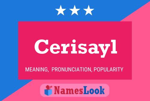 ملصق اسم Cerisayl