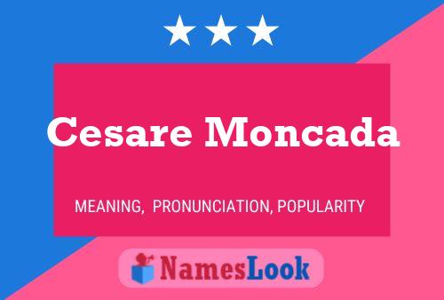 ملصق اسم Cesare Moncada