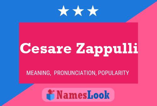 ملصق اسم Cesare Zappulli