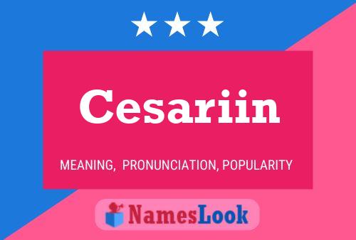 ملصق اسم Cesariin